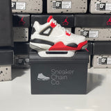 Nike Air Jordan 4 Retro Fire Red Sneaker Shoebox Design AirPod Case