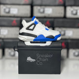 Nike Air Jordan 4 Retro Motorsports Blue Sneaker Shoebox Design AirPod Case
