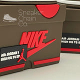 Nike Air Jordan 1 Retro High x Travis Scott Cactus Jack Sneaker Shoebox Design AirPod Case