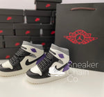 Nike Air Jordan 1 Retro Mid SE Purple Shoe/Sneaker Design AirPod Case