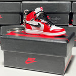 Nike Air Jordan 1 Retro High Chicago (2015) 3D Mini Sneaker Keychain Shoe Keyring