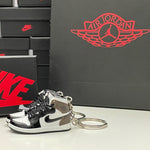 Nike Air Jordan 1 Retro High Dark Mocha 3D Mini Sneaker Keychain Shoe Keyring