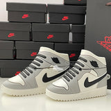 Nike Air Jordan 1 Retro Mid Light Smoke Grey Shoe/Sneaker Design AirPod Case