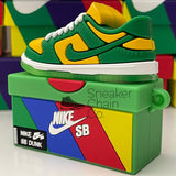 Nike SB Dunk Low Brazil Sneaker Shoebox Design AirPod Case