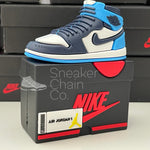 Nike Air Jordan 1 Retro High OG Obsidian Sneaker Shoebox Design AirPod Case