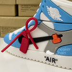 Nike Air Jordan 1 Retro x Off-White University Blue Shoe/Sneaker Design AirPod Case