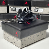 Nike Air Jordan 4 Retro Fear Pack 3D Mini Sneaker Keychain Shoe Keyring