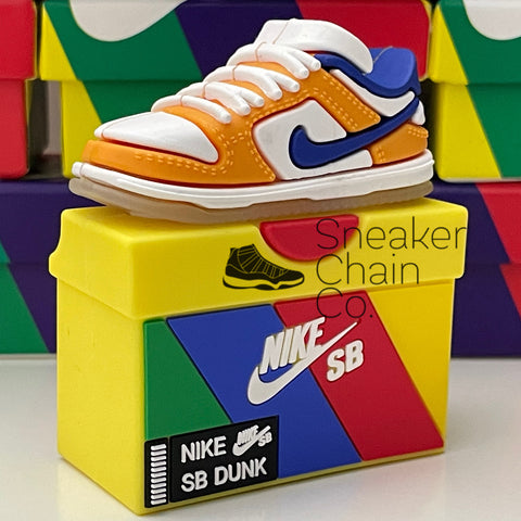 Nike SB Dunk Low Laser Orange Sneaker Shoebox Design AirPod Case