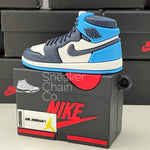 Nike Air Jordan 1 Retro High OG Obsidian Sneaker Shoebox Design AirPod Case
