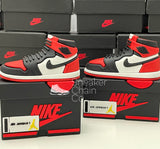 Nike Air Jordan 1 Retro High OG Bred Toe Sneaker Shoebox Design AirPod Case