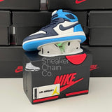 Nike Air Jordan 1 Retro High OG Obsidian Sneaker Shoebox Design AirPod Case