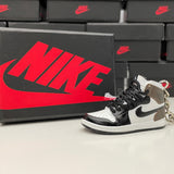 Nike Air Jordan 1 Retro High Dark Mocha 3D Mini Sneaker Keychain Shoe Keyring