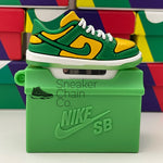 Nike SB Dunk Low Brazil Sneaker Shoebox Design AirPod Case