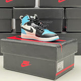 Nike Air Jordan 1 Retro High UNC Patent 3D Mini Sneaker Keychain Shoe