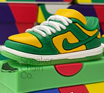 Nike SB Dunk Low Brazil Sneaker Shoebox Design AirPod Case