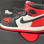 Nike Air Jordan 1 Retro High OG Bred Toe Sneaker Shoebox Design AirPod Case