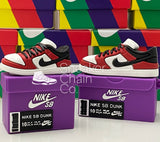 Nike SB Dunk Low Chicago Sneaker Purple Shoebox Design AirPod Case