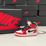 Nike Air Jordan 1 Retro High Chicago (2015) 3D Mini Sneaker Keychain Shoe Keyring