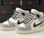 Nike Air Jordan 1 Retro Mid Light Smoke Grey Shoe/Sneaker Design AirPod Case
