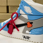 Nike Air Jordan 1 Retro x Off-White University Blue Shoe/Sneaker Design AirPod Case