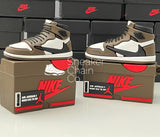 Nike Air Jordan 1 Retro High x Travis Scott Cactus Jack Sneaker Shoebox Design AirPod Case