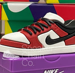 Nike SB Dunk Low Chicago Sneaker Purple Shoebox Design AirPod Case