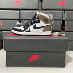 Nike Air Jordan 1 Retro High Dark Mocha 3D Mini Sneaker Keychain Shoe Keyring