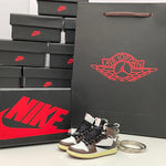 Nike Air Jordan 1 Retro High x Travis Scott 3D Mini Sneaker Keychain Shoe Keyring