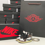 Nike Air Jordan 1 Retro High x Travis Scott 3D Mini Sneaker Keychain Shoe Keyring