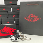 Nike Air Jordan 1 Retro High Dark Mocha 3D Mini Sneaker Keychain Shoe Keyring