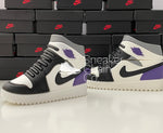 Nike Air Jordan 1 Retro Mid SE Purple Shoe/Sneaker Design AirPod Case