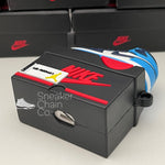 Nike Air Jordan 1 Retro High OG Obsidian Sneaker Shoebox Design AirPod Case