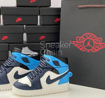 Nike Air Jordan 1 Retro High OG Obsidian Blue Shoe/Sneaker Design AirPod Case