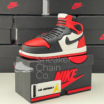 Nike Air Jordan 1 Retro High OG Bred Toe Sneaker Shoebox Design AirPod Case