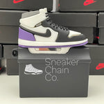 Nike Air Jordan 1 Retro Mid SE Purple Sneaker Shoebox Design AirPod Case