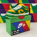 Nike SB Dunk Low Brazil Sneaker Shoebox Design AirPod Case