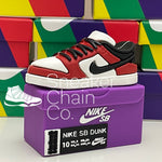 Nike SB Dunk Low Chicago Sneaker Purple Shoebox Design AirPod Case