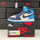 Nike Air Jordan 1 Retro High OG Obsidian Sneaker Shoebox Design AirPod Case