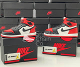 Nike Air Jordan 1 Retro High OG Bred Toe Sneaker Shoebox Design AirPod Case