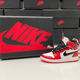 Nike Air Jordan 1 Retro High Chicago (2015) 3D Mini Sneaker Keychain Shoe Keyring