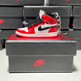 Nike Air Jordan 1 Retro High Chicago (2015) 3D Mini Sneaker Keychain Shoe Keyring