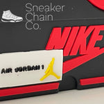 Nike Air Jordan 1 Retro High OG Bred Toe Sneaker Shoebox Design AirPod Case