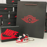 Nike Air Jordan 1 Retro High Chicago (2015) 3D Mini Sneaker Keychain Shoe Keyring