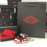 Nike Air Jordan 1 Retro High Chicago (2015) 3D Mini Sneaker Keychain Shoe Keyring