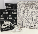 Nike Air Force 1 Low Supreme White 3D Mini Sneaker Keychain Shoe Keyring