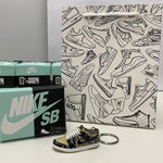 Nike SB Dunk Low x Travis Scott x Cactus Jack 3D Mini Sneaker Keychain Shoe Keyring