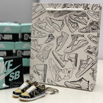 Nike SB Dunk Low x Travis Scott x Cactus Jack 3D Mini Sneaker Keychain Shoe Keyring