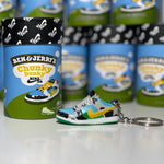 Nike SB Dunk Low x Ben & Jerry's Chunky Dunky 3D Mini Sneaker Keychain Shoe Keyring