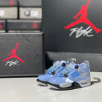 Nike Air Jordan 4 Retro University Blue 3D Mini Sneaker Keychain Shoe Keyring