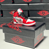 Nike Air Jordan 1 Retro High x Dior Chicagos (RED) 3D Mini Sneaker Keychain Shoe